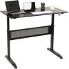 imageAdjustable Standing Desk Computer Height Converter Workstation Large Desktop Stand Up Laptop SitStand Fit Dual Monitor for Home Office Black 472