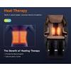 imageBestMassage Shiatsu Massage Chairs Full Body and Recliner Zero Gravity Massage Chair Electric with Builtin Heart Foot Roller Air Massage Easy to Move for Home OfficeBlack