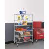 imageBestOffice  6Tier Wire Storage Shelves with Wheels  18x48x77  Chrome  Adjustable Racks  HeavyDuty Metal Shelf Holds Upto 600 lbs  NoTool Assembly  Ideal for Home ampamp Garage ShelvingChrome