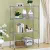 imageBestOffice  6Tier Wire Storage Shelves with Wheels  18x48x77  Chrome  Adjustable Racks  HeavyDuty Metal Shelf Holds Upto 600 lbs  NoTool Assembly  Ideal for Home ampamp Garage ShelvingChrome