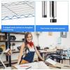 imageBestOffice  6Tier Wire Storage Shelves with Wheels  18x48x77  Chrome  Adjustable Racks  HeavyDuty Metal Shelf Holds Upto 600 lbs  NoTool Assembly  Ideal for Home ampamp Garage ShelvingChrome