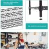 imageBestOffice 4Tier Wire Shelving Unit Steel Large Metal Shelf Organizer Garage Storage Shelves Heavy Duty NSF Certified Commercial Grade Height Adjustable Metal Rack 4000 LBS Capacity BlackBlack