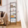 imageBestOffice Adjustable Wire Shelving Storage Shelves Heavy Duty Shelving Unit for Small Places Kitchen Garage Chrome 361454Black