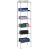 imageBestOffice Adjustable Wire Shelving Storage Shelves Heavy Duty Shelving Unit for Small Places Kitchen Garage Chrome 361454Chrome