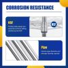 imageBestOffice Adjustable Wire Shelving Storage Shelves Heavy Duty Shelving Unit for Small Places Kitchen Garage Chrome 361454Chrome
