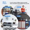 imageBestOffice Adjustable Wire Shelving Storage Shelves Heavy Duty Shelving Unit for Small Places Kitchen Garage Chrome 361454Chrome