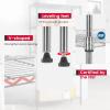 imageBestOffice Adjustable Wire Shelving Storage Shelves Heavy Duty Shelving Unit for Small Places Kitchen Garage Chrome 361454Chrome