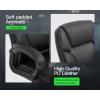 imageBestOffice Big and Tall Office Chair 400lbs Heavy Duty Metal Base Ergonomic Massage Desk Chair with Lumbar Support Arms High Back PU Leather Executive Task Computer Chair for Home Office27D x 28W x 43H