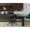 imageBestOffice Big and Tall Office Chair 400lbs Heavy Duty Metal Base Ergonomic Massage Desk Chair with Lumbar Support Arms High Back PU Leather Executive Task Computer Chair for Home Office27D x 28W x 43H