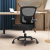 imageBestOffice Big and Tall Office Chair 500lbs Desk Chair Mesh Computer Chair with Lumbar Support Wide Seat High Back Task Executive Ergonomic Chair for Home Office BlackBlack