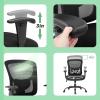 imageBestOffice Big and Tall Office Chair 500lbs Desk Chair Mesh Computer Chair with Lumbar Support Wide Seat High Back Task Executive Ergonomic Chair for Home Office BlackBlack