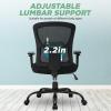 imageBestOffice Big and Tall Office Chair 500lbs Desk Chair Mesh Computer Chair with Lumbar Support Wide Seat High Back Task Executive Ergonomic Chair for Home Office BlackBlack