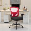 imageBestOffice Big and Tall Office Chair 500lbs Desk Chair Mesh Computer Chair with Lumbar Support Wide Seat High Back Task Executive Ergonomic Chair for Home Office BlackRed