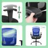 imageBestOffice Big and Tall Office Chair 500lbs Desk Chair Mesh Computer Chair with Lumbar Support Wide Seat High Back Task Executive Ergonomic Chair for Home Office BlackBlue