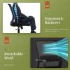 imageBestOffice Desk Chair for Office which is Ergonomically Made with Cushion Armrest ampamp Lumbar Support Nylon BlackBlack