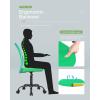 imageBestOffice Ergonomic Office Chair Desk Chair Mesh Computer Chair Armless Back Support Modern Executive Rolling Swivel Chair with Lumbar SupportBlackGreen