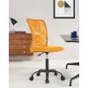 imageBestOffice Ergonomic Office Chair Desk Chair Mesh Computer Chair Armless Back Support Modern Executive Rolling Swivel Chair with Lumbar SupportBlackOrange
