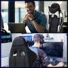 imageBestOffice Ergonomic Office PC Gaming Desk Chair Executive PU Leather Computer Lumbar Support with Footrest Modern Task Rolling Swivel Chair for Women MenWhiteWhite