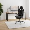 imageBestOffice Ergonomic Office PC Gaming Desk Chair Executive PU Leather Computer Lumbar Support with Footrest Modern Task Rolling Swivel Chair for Women MenWhiteGrey