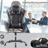 imageBestOffice HighBack Gaming Chair PC Office Chair Computer Racing Chair PU Desk Task Chair Ergonomic Executive Swivel Rolling Chair with Lumbar Support for Back Pain Women MenWhiteCamo