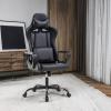 imageBestOffice HighBack Gaming Chair PC Office Chair Computer Racing Chair PU Desk Task Chair Ergonomic Executive Swivel Rolling Chair with Lumbar Support for Back Pain Women MenWhiteBlack