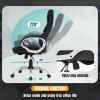 imageBestOffice Office Chair Cheap Desk Chair Ergonomic Computer Chair with Lumbar Support Arms Headrest PU Leather Modern Rolling Swivel Executive Chair for Back Pain Women Men AdultsBlackBlack