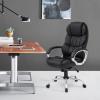 imageBestOffice Office Chair Cheap Desk Chair Ergonomic Computer Chair with Lumbar Support Arms Headrest PU Leather Modern Rolling Swivel Executive Chair for Back Pain Women Men AdultsBlackBlack