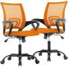 imageBestOffice Office Chair Ergonomic Cheap Desk Chair Mesh Computer Chair Lumbar Support Modern Executive Adjustable Stool Rolling Swivel Chair for Back Pain BlackOrange