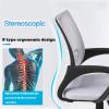imageBestOffice Office Chair Ergonomic Cheap Desk Chair Mesh Computer Chair Lumbar Support Modern Executive Adjustable Stool Rolling Swivel Chair for Back Pain BlackWhite