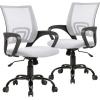 imageBestOffice Office Chair Ergonomic Cheap Desk Chair Mesh Computer Chair Lumbar Support Modern Executive Adjustable Stool Rolling Swivel Chair for Back Pain BlackWhite