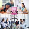 imageBestOffice Office Chair Ergonomic Cheap Desk Chair Mesh Computer Chair Lumbar Support Modern Executive Adjustable Stool Rolling Swivel Chair for Back Pain BlackPink