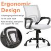 imageBestOffice Office Chair Ergonomic Cheap Desk Chair Mesh Computer Chair Lumbar Support Modern Executive Adjustable Stool Rolling Swivel Chair for Back Pain BlackWhite