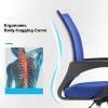 imageBestOffice Office Chair Ergonomic Cheap Desk Chair Mesh Computer Chair Lumbar Support Modern Executive Adjustable Stool Rolling Swivel Chair for Back Pain BlackBlue