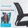 imageBestOffice Office Chair Ergonomic Cheap Desk Chair Mesh Computer Chair Lumbar Support Modern Executive Adjustable Stool Rolling Swivel Chair for Back Pain BlackBlack