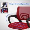 imageBestOffice Office Chair Ergonomic Cheap Desk Chair Mesh Computer Chair Lumbar Support Modern Executive Adjustable Stool Rolling Swivel Chair for Back Pain BlackRed