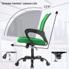 imageBestOffice Office Chair Ergonomic Cheap Desk Chair Mesh Computer Chair Lumbar Support Modern Executive Adjustable Stool Rolling Swivel Chair for Back Pain BlackGreen