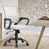 imageBestOffice Office Chair Ergonomic Cheap Desk Chair Mesh Computer Chair Lumbar Support Modern Executive Adjustable Stool Rolling Swivel Chair for Back Pain BlackWhite