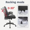 imageBestOffice Office Chair Ergonomic Desk Chair Mesh Computer Chair Swivel Rolling Mid Back Task Chair with Lumbar Support Flipup Arms Massage Adjustable Chair for Women AdultsBlackBlack