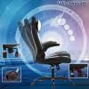 imageBestOffice PC Gaming Chair Ergonomic Office Chair Desk Chair with Lumbar Support Flip Up Arms Headrest PU Leather Executive High Back Computer Chair for Adults Women Men WhiteWhite