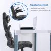 imageBestOffice PC Gaming Chair Ergonomic Office Chair Desk Chair with Lumbar Support Flip Up Arms Headrest PU Leather Executive High Back Computer Chair for Adults Women Men WhiteCamo