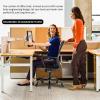 imageBestOffice Swivel Rolling Computer Chair Executive Lumbar Support Task Mesh Chair Adjustable Stool for Women Men BlackBlack