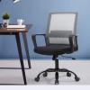 imageBestOffice Swivel Rolling Computer Chair Executive Lumbar Support Task Mesh Chair Adjustable Stool for Women Men BlackGrey