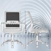 imageBestOffice Swivel Rolling Computer Chair Executive Lumbar Support Task Mesh Chair Adjustable Stool for Women Men BlackWhite