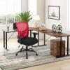 imageBig and Tall Office Chair 400lbs Wide Seat Mesh Desk Chair Massage Rolling Swivel Ergonomic Computer Chair with Lumbar Support Adjustable Arms Task Chair for Heavy PeopleRed