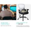 imageBig and Tall Office Chair 400lbs Wide Seat Mesh Desk Chair Massage Rolling Swivel Ergonomic Computer Chair with Lumbar Support Adjustable Arms Task Chair for Heavy PeopleWhite