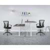 imageDrafting Chair Ergonomic Tall Office Chair Standing Desk Chair with Flip Up Arms Foot Rest Back Support Adjustable Height Mesh Drafting Stool BlackBlack