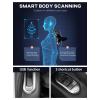 imageElectric Shiatsu Zero Gravity Full Body Massage Chair Recliner with Builtin Heat Therapy Foot Roller Airbag Massage System SLTrack Stretch Vibrating Wireless Bluetooth SpeakerBlack