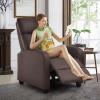imageFDW Recliner Chair Push Back Sofa Home Theater Seating with Lumbar Support and Leather Padded Seat Backrest for Living RoomBrown