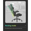 imageGaming Chair Office Chair PC Computer Chair with Lumbar Support Headrest Flip up Armrest Task Rolling Swivel Ergonomic Adjustable ESports Desk Racing ChairWhiteWhite