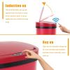 imageKitchen Trash Can with Lid 13 Gallon Automatic Garbage Can for Bathroom Bedroom Home Office 50 Liter Touch Free HighCapacity Brushed Stainless Steel Waste BinStainless Steel
